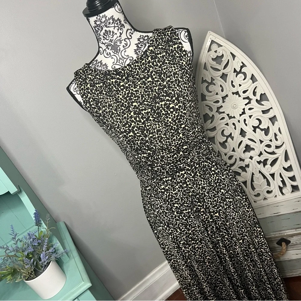 Jessica Howard Ditsy Floral Geo Sleeveless Dress Size 6 NWOT Wedding Guest - Picture 2 of 14